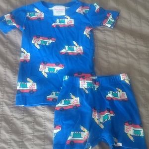 HA Short pajamas- ice cream truck print